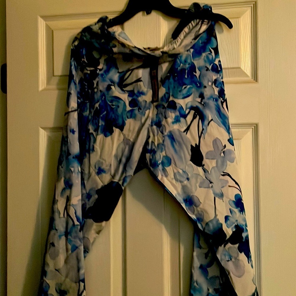 Bryn walker floral pants, 100 percent cotton